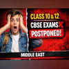 CBSE Middle-East board exams 2026 update