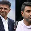 Rahul Dravid (L) and Ravichandran Ashwin (R)