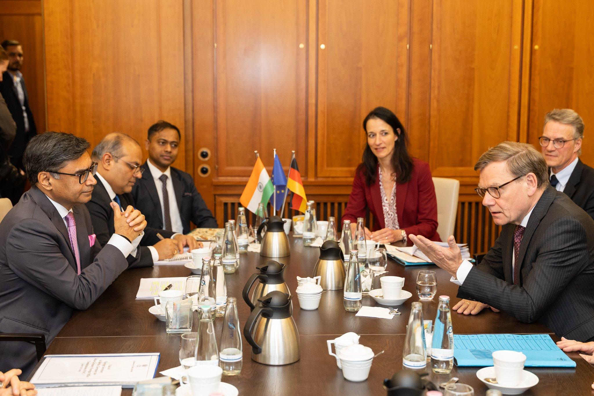 Vikram Misri meets German foreign minister, agrees to deepen strategic ties
