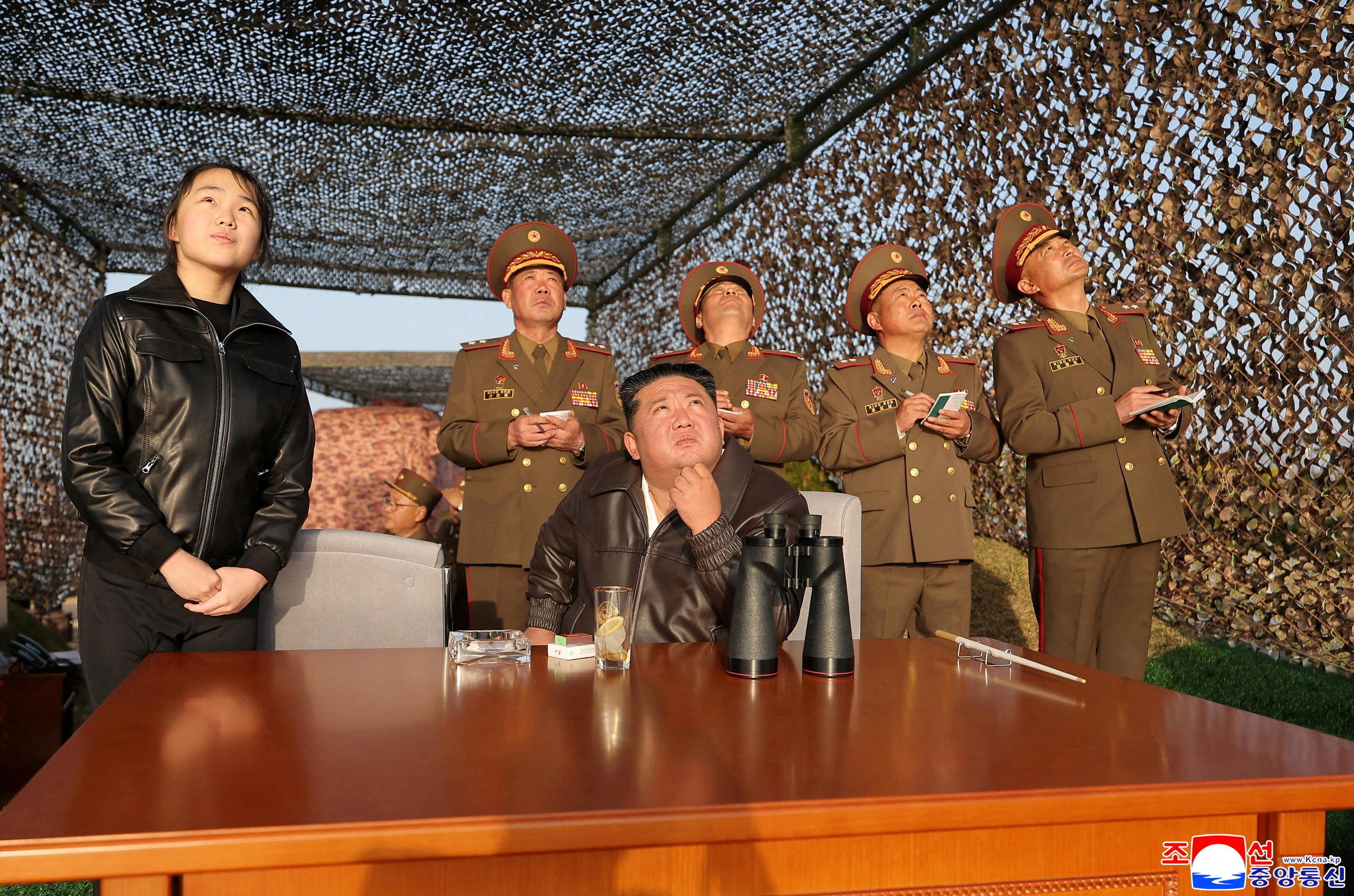 North Korea tests ballistic missiles with cluster bombs amid defence push