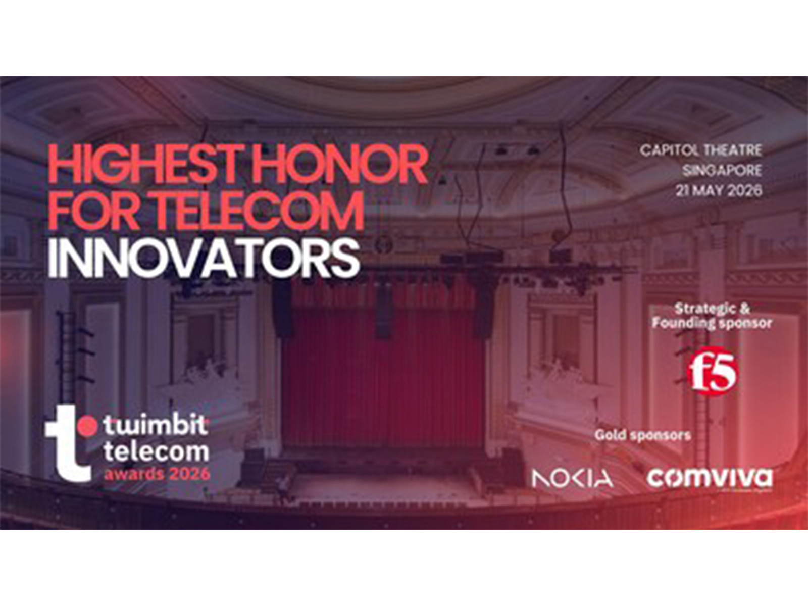 Global Telecom Leaders to Convene in Singapore for Definitive Summit on AI-Native Transformation and Industry Reinvention