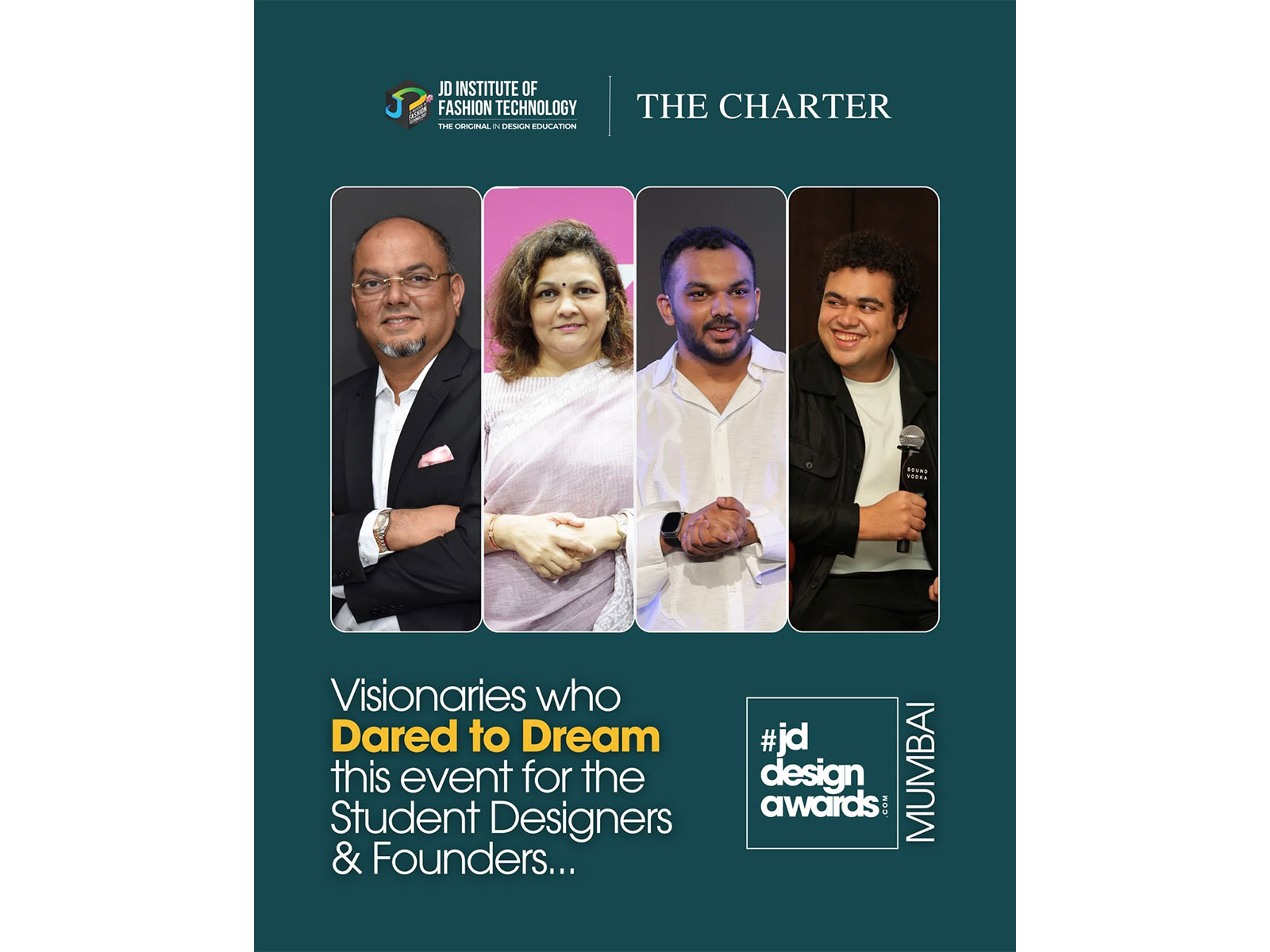 JD Institute of Fashion Technology and The Charter Create History with India's First Founder-Student Designer Auction Platform