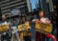 As SpaceX makes Elon Musk trillionaire, some dissent on NYC's streets