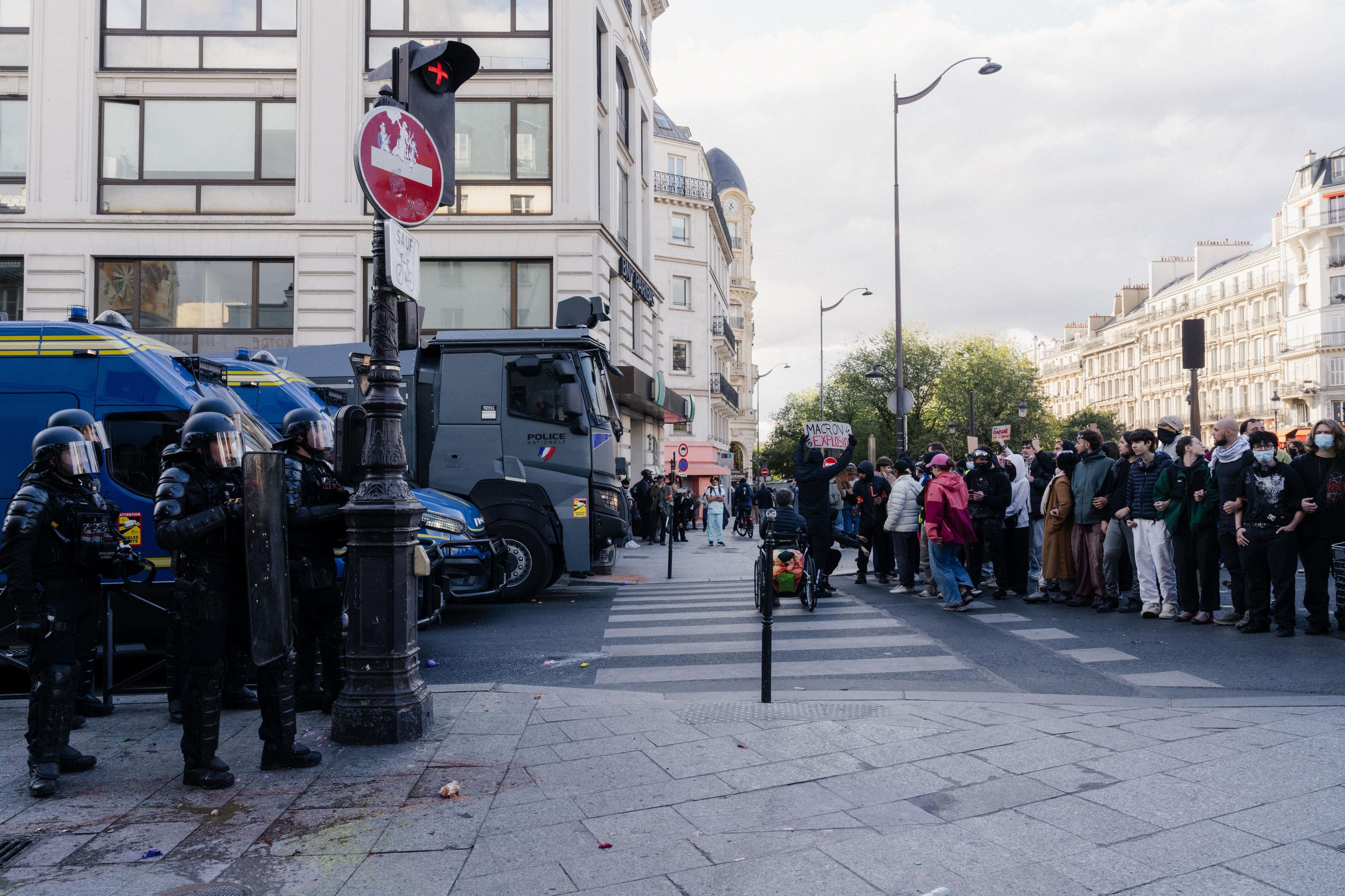 France steps up security, deploys military to contain fresh protests
