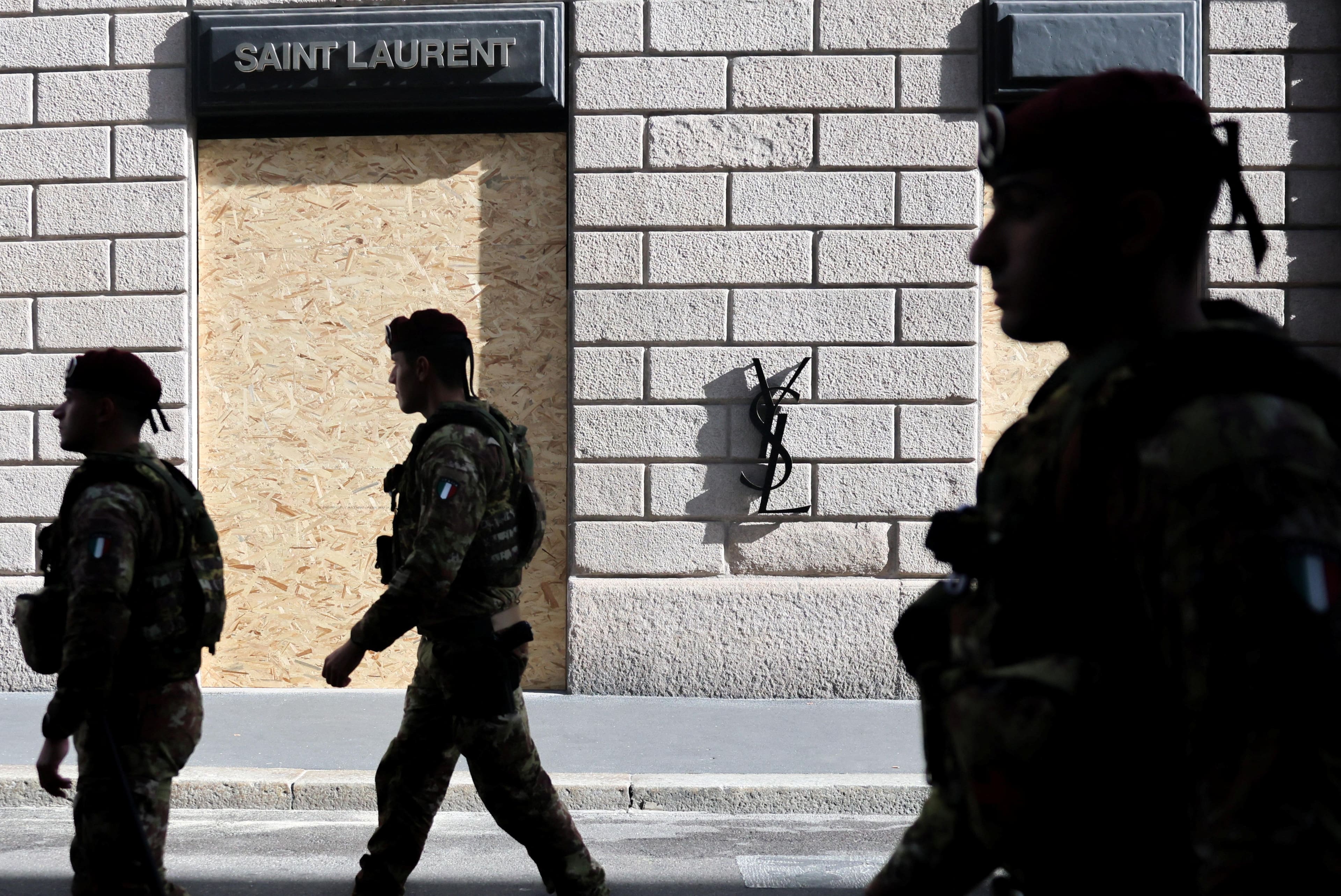 Italy sends more soldiers to Milan as European cities brace for protests