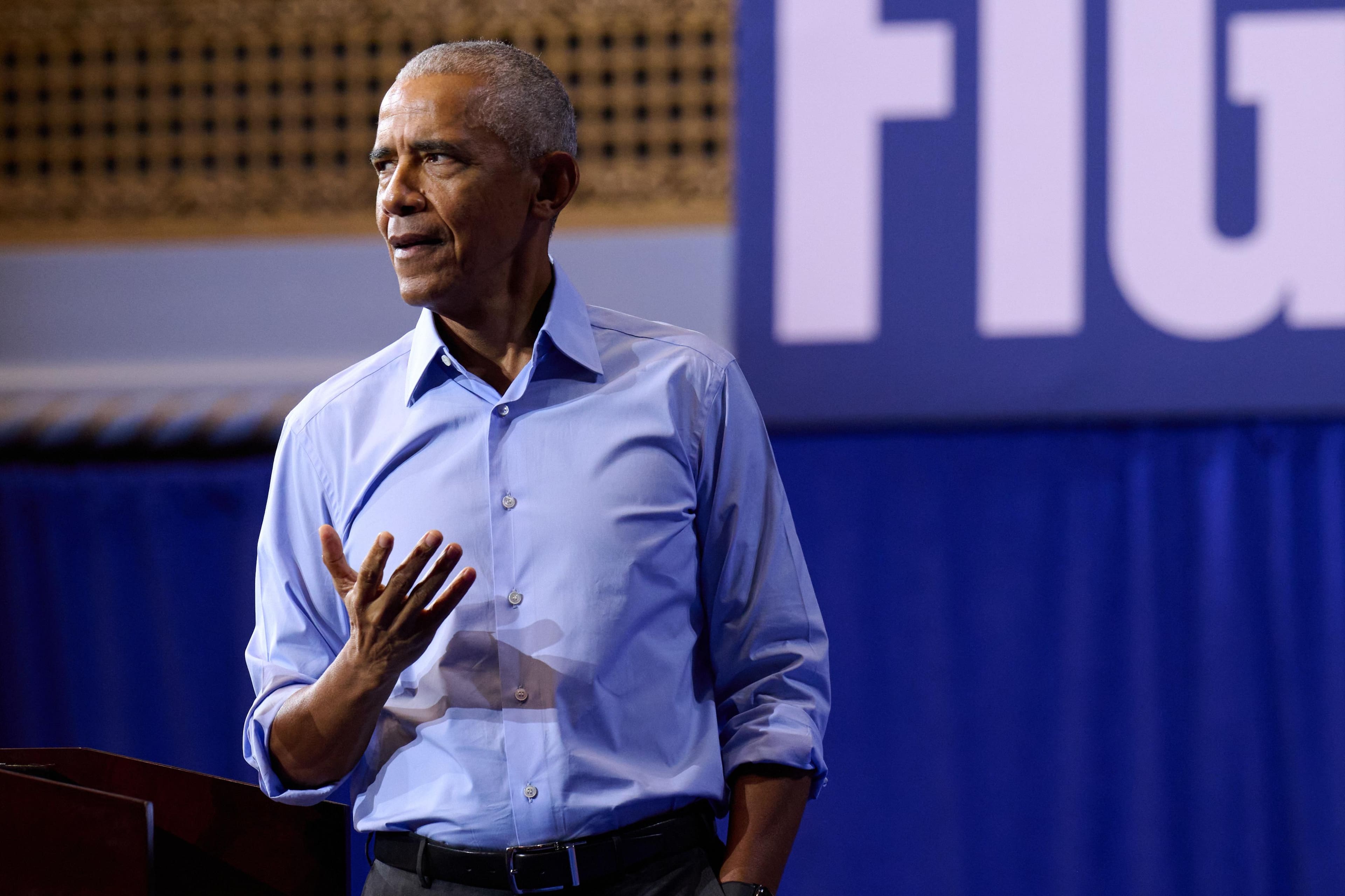 Barack Obama targets 'spineless Congress' in push for Democrat El-Sayed