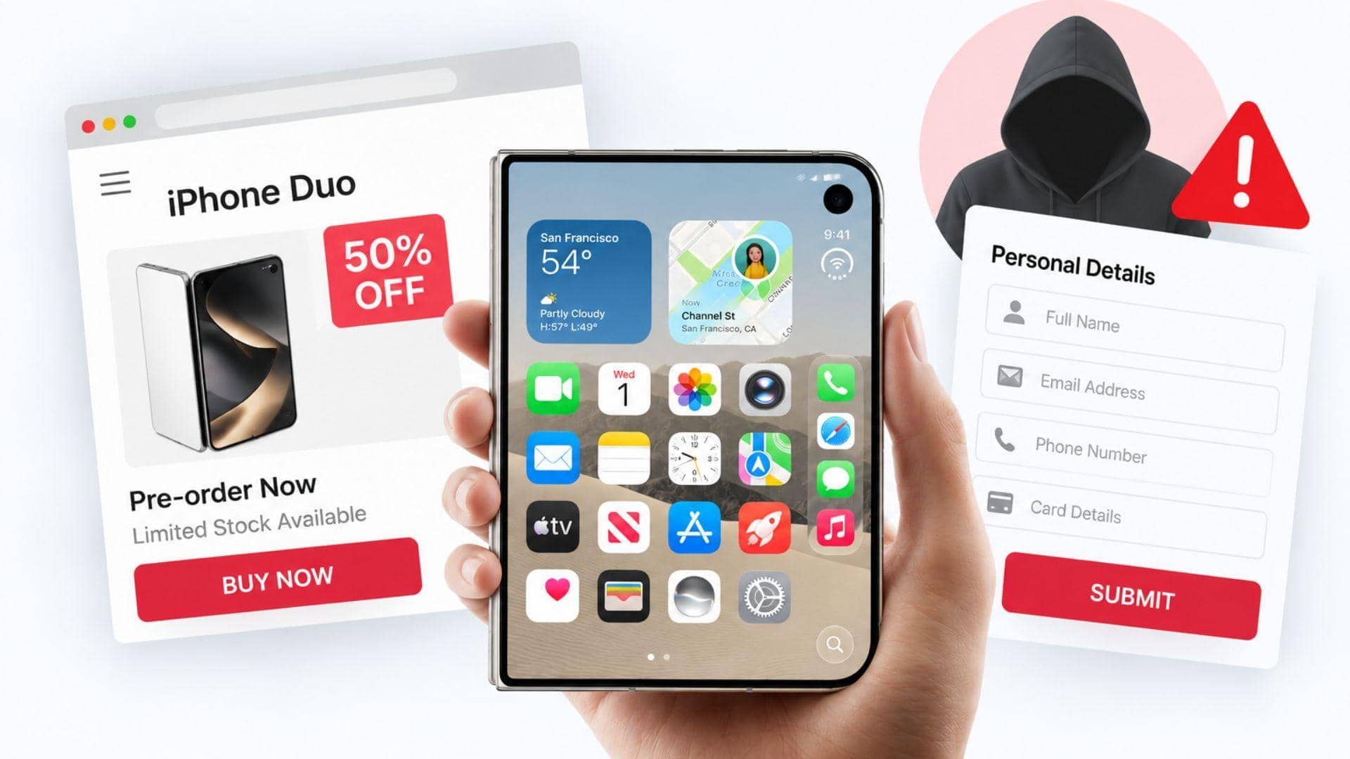 Scammers Exploit iPhone Duo Launch with Fake Offers