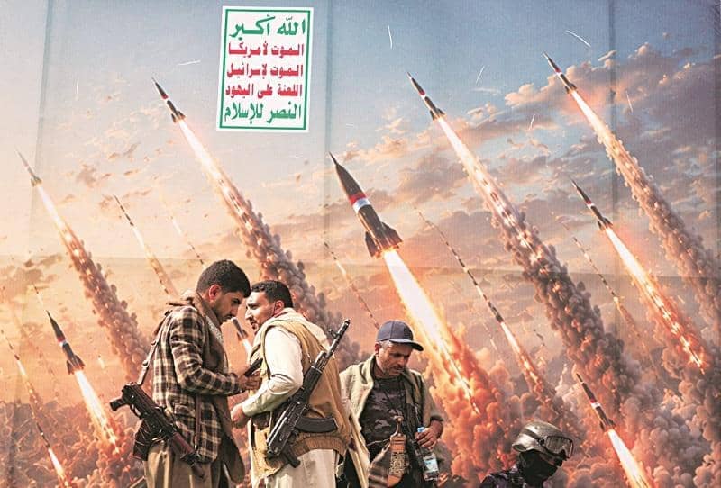 Saudi Arabia intercepts Houthi missiles, drones; Egypt backs Riyadh