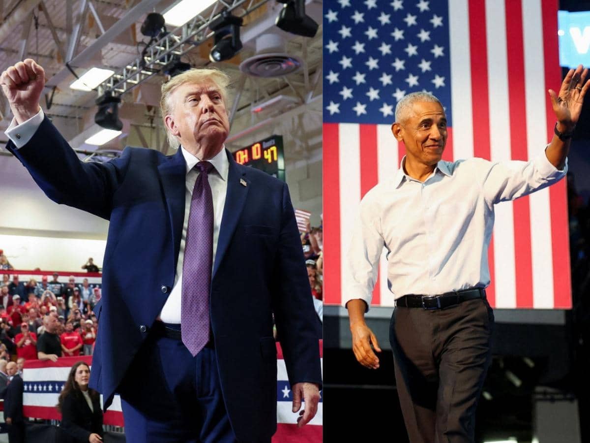 Trump and Obama trade barbs in closing week of US midterm election