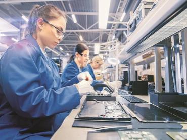 PLI scheme, electronics, manufacturing, jobs, female, engineering, women, gender, mobile