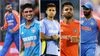 (L-R) Varun Chakravarthy, Shubman Gill, Suryakumar Yadav, Jitesh Sharma and Jasprit Bumrah