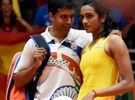India's Pusarla V Sindhu with coach Pullela Gopichand after she lost against Spain's Carolina Marin in women's Singles final at the 2016 Summer Olympics at Rio de Janeiro in Brazil India's Pusarla V Sindhu with coach Pullela Gopichand after she lost against Spain's Carolina Marin in women's Singles final at the 2016 Summer Olympics at Rio de Janeiro in Brazil