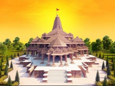 The proposed model of the Ram Temple in Ayodhya