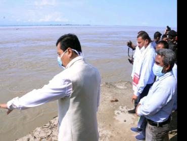 Assam floods, Sarbananda Sonowal