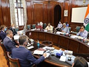 Alok Sharma, British Climate minister, Nirmala Sitharaman