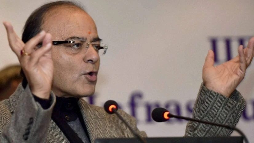 Finance Minister Arun Jaitley addressing the IIFCL Summit on "Sustainable Infrastructure for India: The Way Ahead", in New Delhi Finance Minister Arun Jaitley addressing the IIFCL Summit on "Sustainable Infrastructure for India: The Way Ahead", in New Delhi