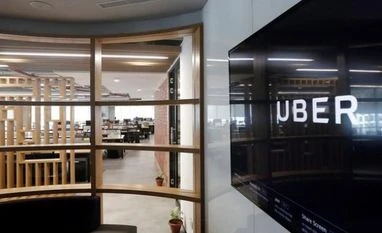 Uber looks to take on Swiggy, Zomato in India The interior of the office of ride-hailing service Uber is seen in this picture in Gurugram