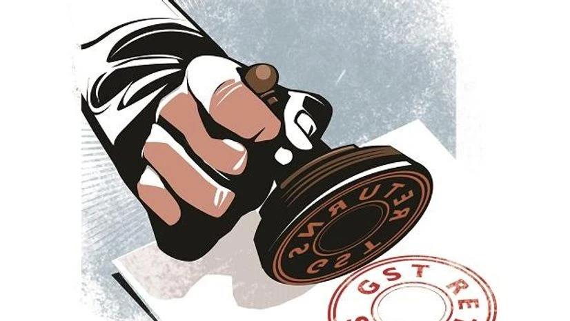 GST returns. Illustration: Ajay Mohanty GST returns. Illustration: Ajay Mohanty