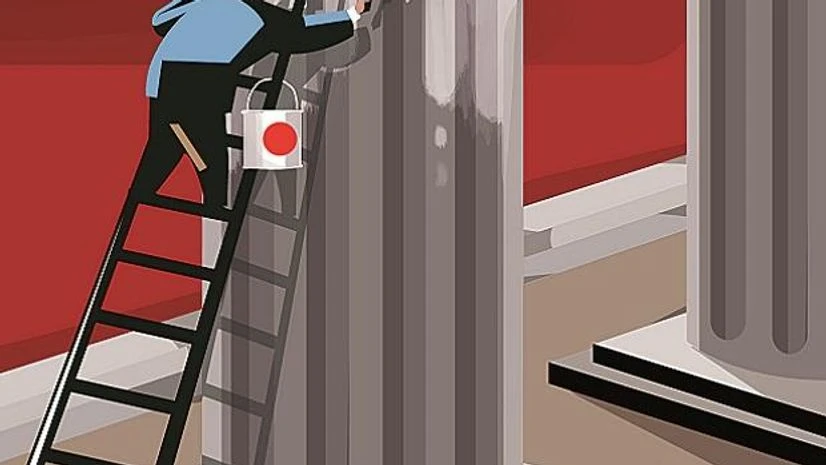 IL&FS. Illustration: Ajay Mohanty IL&FS. Illustration: Ajay Mohanty