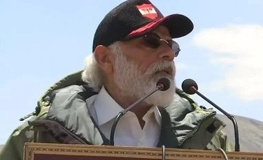 Latest news LIVE: Age of expansionism is over, says PM Modi in Ladakh Prime Minister Narendra Modi speaking to Indian soldiers in Ladakh on Friday | Photo: ANI
