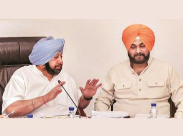 Amarinder Singh, Navjot Sidhu, Punjab Congress