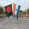 Bangladesh flag, Indian flag