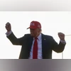 U.S. President Donald Trump gestures on the day he attends an event hosted by America250 in Des Moines, Iowa, U.S., July 3