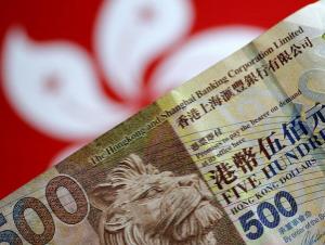 A Hong Kong dollar note. Photo: Reuters