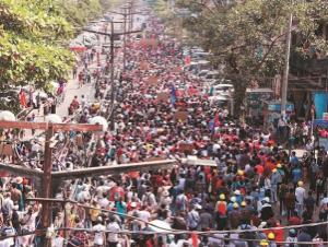 Myanmar, protests, coup