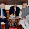 File photo. Prime Minister Narendra Modi with US Senator John McCain at a meeting in New Delhi