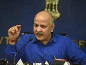 Delhi Deputy Chief Minister Manish Sisodia addresses a press conference, in New Delhi, Friday, Nov. 6, 2020. (PTI Photo/Vijay Verma)(