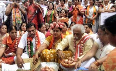 Celebrations for BJP in Madhya Pradesh