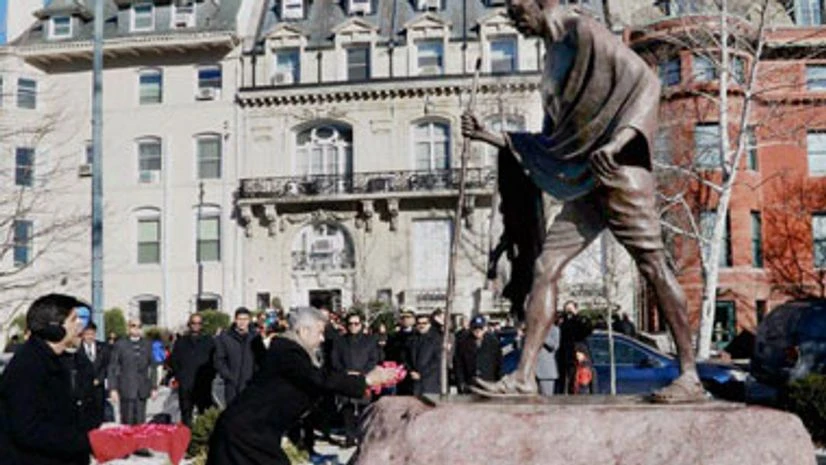 Gandhi's martyrdom day becomes arena for competing ideologies to own his legacy, but contradictions emerge Mahatma Gandhi