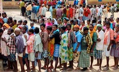 Restive Bastar records about 50% polling
