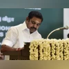Chief Minister Edappadi K Palaniswami after taking the oath of secrecy administered by Governor CH Vidyasagar Rao during the swearing-in ceremony at Raj Bhavan in Chennai on Thursday Chief Minister Edappadi K Palaniswami after taking the oath of secrecy administered by Governor CH Vidyasagar Rao during the swearing-in ceremony at Raj Bhavan in Chennai on Thursday
