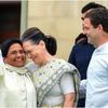 Mayawati, Sonia Gandhi, Rahul Gandhi