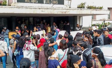 Shillong, Protest Shillong, Protest