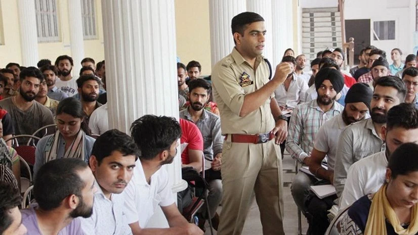Superintendent of Police (South Jammu) Sandeep Chaudhary gives free coaching to the students preparing for various examinations including Civil Services, in Jammu on Wednesday, June 06, 2018. (PTI Photo) Superintendent of Police (South Jammu) Sandeep Chaudhary gives free coaching to the students preparing for various examinations including Civil Services, in Jammu on Wednesday, June 06, 2018. (PTI Photo)