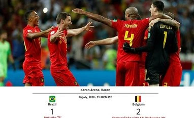 Brazil suffer yet another heartbreak as Belgium enter semis with 2-1 win Belgium beat Brazil 2-1