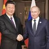 China President Xi Jinping (left) and Russian President Vladimir Putin. File photo