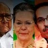 Uddhav Thackeray, Sharad Pawar, Sonia Gandhi