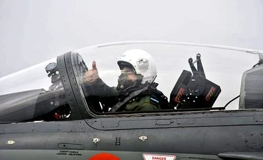 Air Chief Marshal reviews IAF's operational preparedness in eastern sector Chief of Air Staff Air Chief Marshal RKS Bhadauria flies the LCA Tejas fighter with 45 Squadron at Air Force Station, in Sulur on Wednesday.