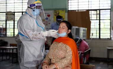 India records highest single-day spike in coronavirus cases this year Coronavirus test, Covid-19 test