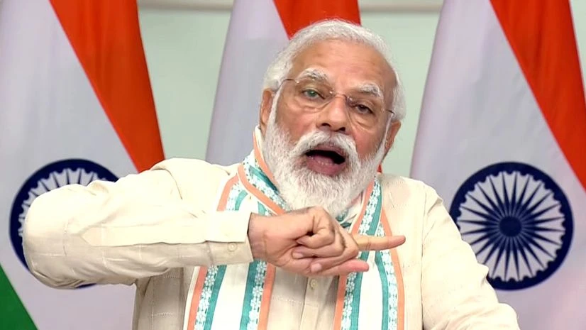 Narendra Modi, Atma Nirbhar Uttar Pradesh Rojgar Abhiyaan Prime Minister Narendra Modi launches the Atma Nirbhar Uttar Pradesh Rojgar Abhiyaan