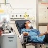 Delhi Chief Minister Arvind Kejriwal visits India's first 'Delhi Plasma Bank' started at Institute of Liver and Biliary Sciences, for treatment of COVID19 patients, in New Delhi on Thursday.