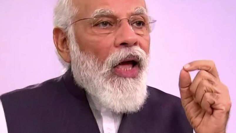 Prime Minister Narendra Modi Prime Minister Narendra Modi delivers the inaugural address at India Global Week 2020, in New Delhi on Thursday.