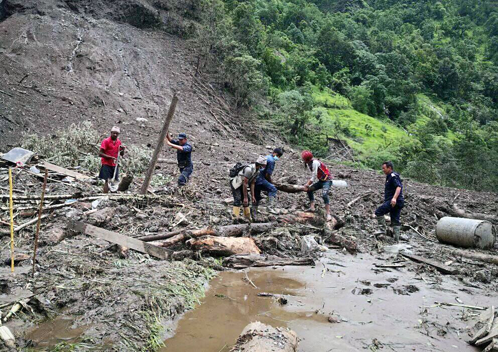 Le district de Myagdi, dans l'ouest du Népal, est le plus touché avec 27 décès Le district de Myagdi, dans l'ouest du Népal, est le plus touché avec 27 décès