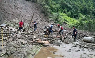 Nagaland highway landslide Nagaland highway landslide