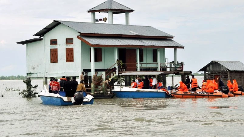 Assam floods, Sarbananda Sonowal Assam floods, Sarbananda Sonowal