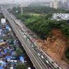 Landslide, rain, mumbai rains